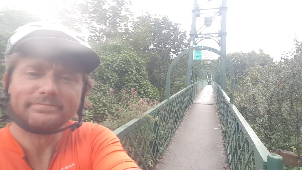 A quaint bridge for foot passengers.