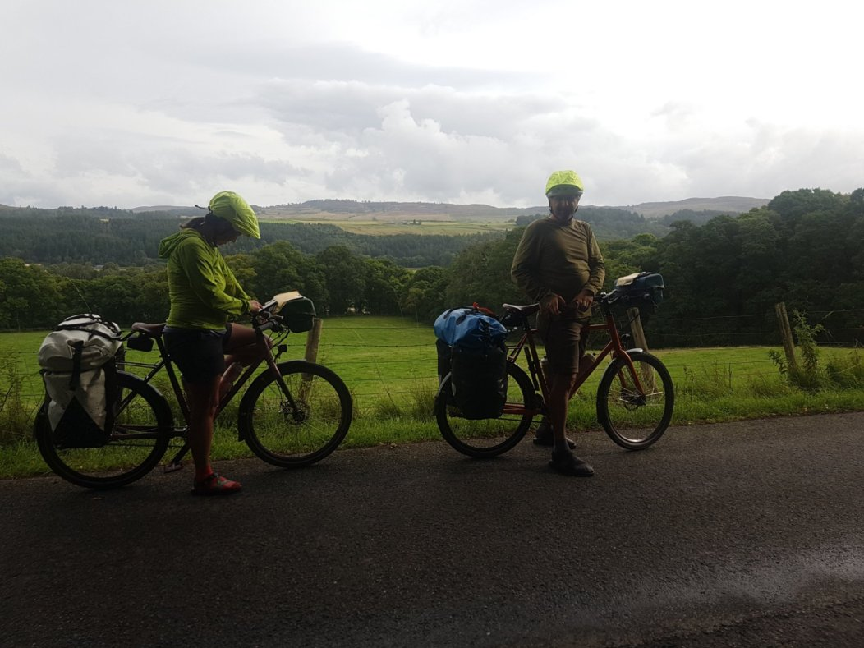 A couple cycling all over Europe.