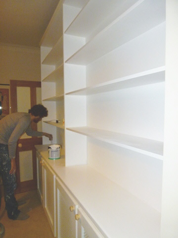Upminster Fitted Alcove Bookcase