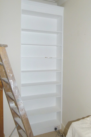 Upminster Fitted Alcove Bookcase