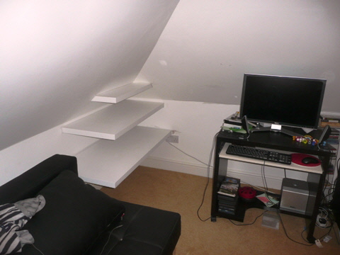 Desk With Shelves