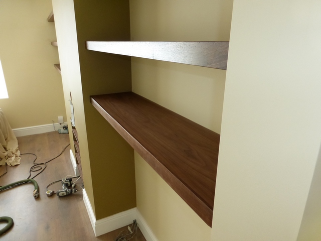 custom house shelves