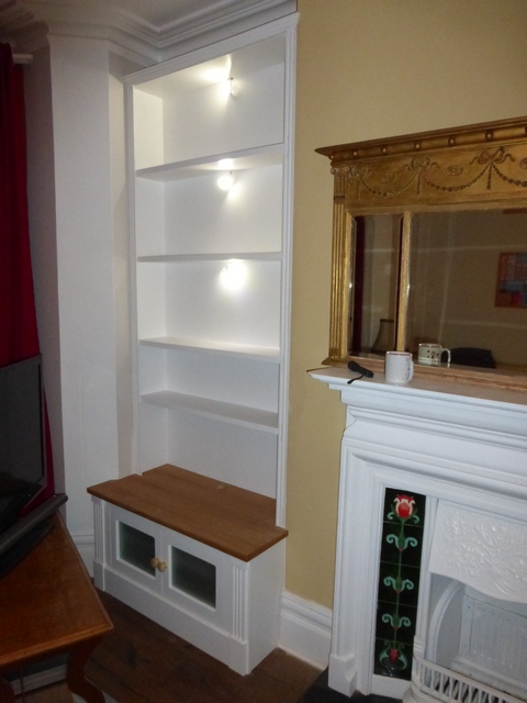 custom house shelves