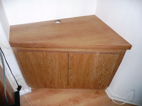 walnut shelving
