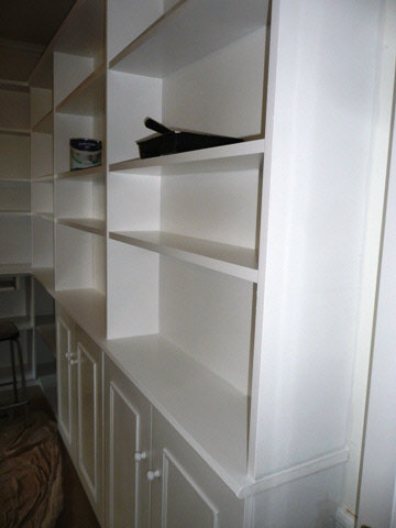 home office library and shelving installations