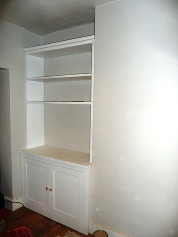 home office cabinets and shelving 

installations