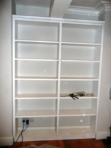 home office cabinets and shelving 

installations