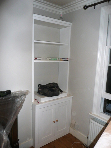 home office cabinets and shelving 

installations