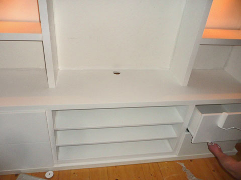 London shelves